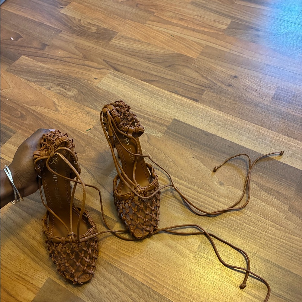 Tory Burch Tan Heels - Brand New
